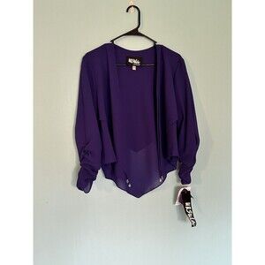 Ursula of Switzerland Blue Cardigan Size 16‎ NWT